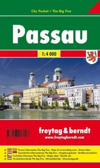 Freytag & Berndt PL 128 CP Passau 1:4 000 / kapesní plán města