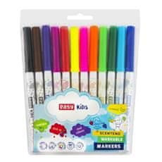 Easy Kids Fixy s vůní, vypratelné, 12 barev