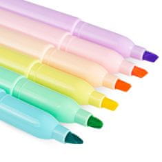 Easy FLASH PASTEL Sada zvýrazňovačů, 6 pastelových barev
