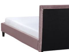 Beliani Náhradní povlak pro postel 180 x 200 cm růžový FITOU