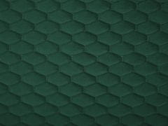 Beliani Sametová postel 140 x 200 cm tmavě zelená BAYONNE