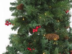 Beliani Umělý vánoční stromek 180 cm zelený JACINTO
