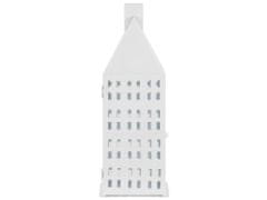 Beliani Kovová lucerna 40 cm bílá DOLOK