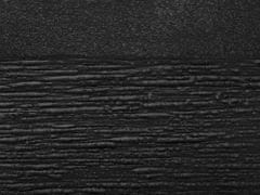 Beliani Květináč černý čtvercový 50x50x46 cm PAROS