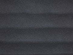 Beliani Květináč čtvercový 28 x 28 x 27 cm černý PARIKIA