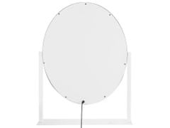 Beliani LED zrcadlo 50 x 60 cm bílé ROSTRENEN