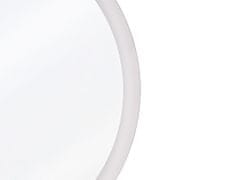 Beliani Nástěnné zrcadlo LED stříbrné ø 58 cm YSER