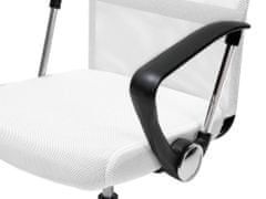 Beliani Kancelářská židle bílá DESIGN