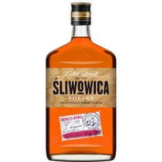 Toruńskie Wódki Slivovice 0,5 l | Śliwowica Polska Muśnięta Wiśnią | 500 ml | 47 % alkoholu