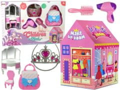 shumee Princezna Stan pro děti Beauty Salon Růžové doplňky Crown