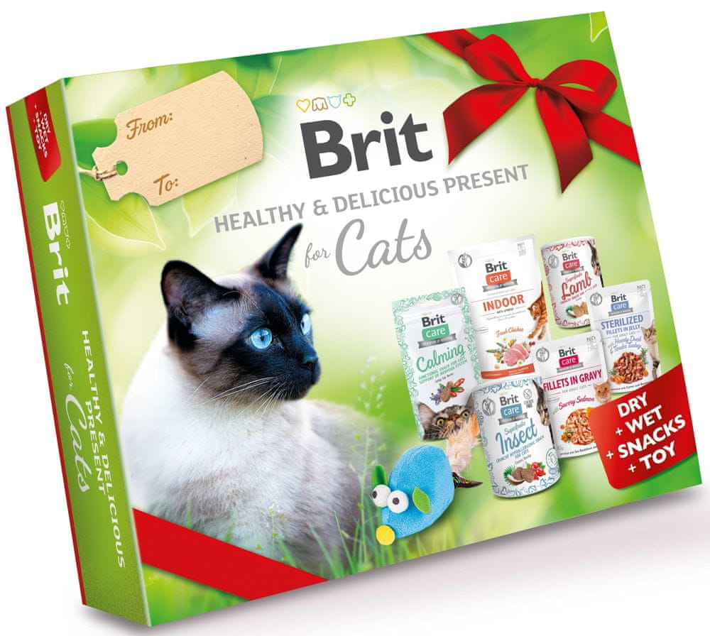Brit Healthy & Delicious present for cats