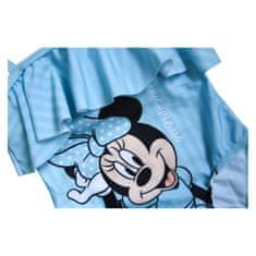 Eplusm Dívčí jednodílné plavky "Minnie Mouse" modrá 128–134 / 8–9 roků Modrá