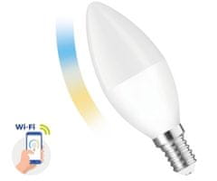Spectrum Stmívatelná LED žárovka E14 B35 5W = 35W 410lm CCT SMART TUYA WIFI