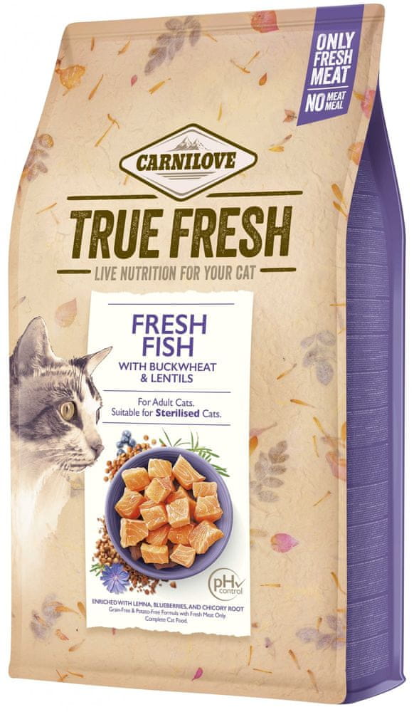Levně Carnilove True Fresh Cat Fish, 4,8 kg