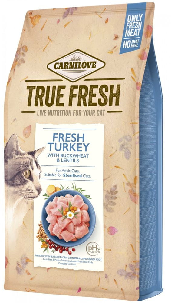 Levně Carnilove True Fresh Cat Turkey, 1,8 kg