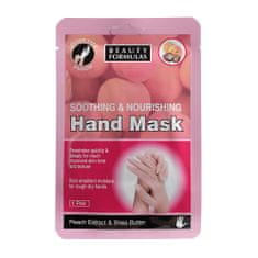 Beauty Formulas Zklidňující a vyživující maska na ruce (1 pár)