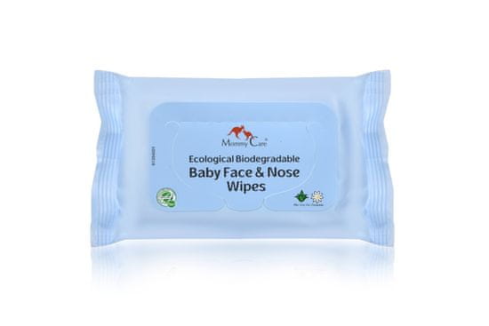 Mommy Care - Dětské ubrousky na obličej a nos 24 ks