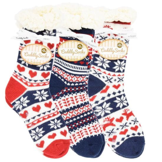 Taubert dárkově balené extra teplé protiskluzové vánoční ponožky 192361588 3-pack
