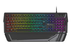 Genesis herní klávesnice RHOD 350/RGB/Drátová USB/CZ/SK layout/Černá