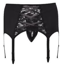 SvenjoymentUnderwear Svenjoyment Suspender Belt (Black), pánský fetish podvazkový pás M