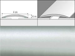 Effector Přechodové lišty A13 - SAMOLEPÍCÍ šířka 4 x výška 0,5 x délka 93 cm - stříbrná