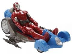 MARVEL Iron Man Figurka 30 cm + vozidlo Battle Racer Hasbro.