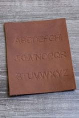 Avantgard Šle Y s koženým středem a dvojitým zapínáním na klipy - 35 mm - v dřevěné dárkové krabičce 875-3163 Modrá