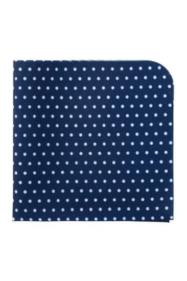 Avantgard Kapesníček do saka LUX 583-1978 Modrá s bílými puntíky