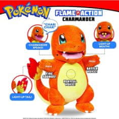 ORBICO Jazwares Interaktivní plyš Pokémon Charmander 