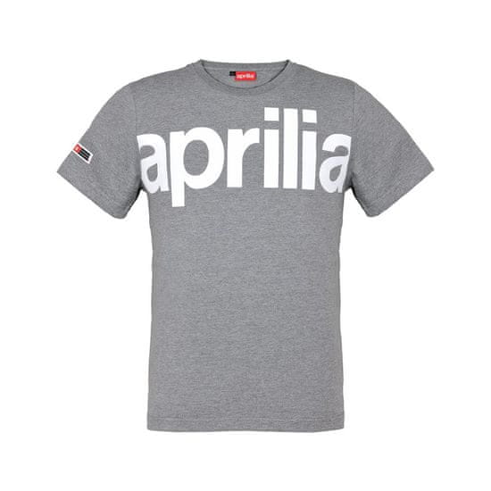 APRILIA Tričko Aprilia Big Logo - šedé - 2XL