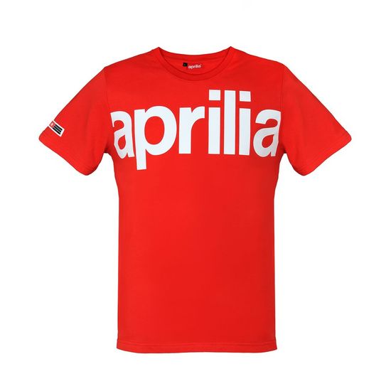 APRILIA Tričko Aprilia Big Logo - červené - 2XL