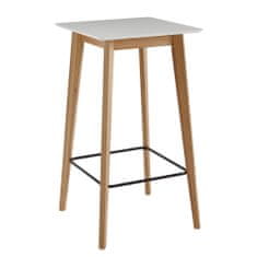 Bruxxi Barový stůl Ecig, 110 cm, bílá