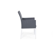 Beliani Sada dvou šedých židlí BACOLI