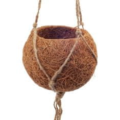 Domestico Závěsný obal na květináč z kokosového vlákna KOKODAMA