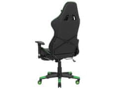 Beliani Kancelářská černo-zelená židle s nastavitelnou výškou VICTORY
