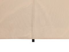 Beliani Stínící plachta ve čtvercovém tvaru 300 x 300 cm béžová LUKKA