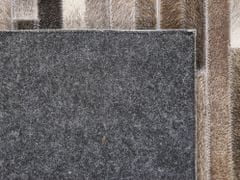 Beliani Kožený patchworkový koberec 160 x 230 cm, vícebarevný TUZLUCA