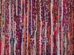 Beliani Krátkovlasý barevný bavlněný koberec 160x230 cm DANCA