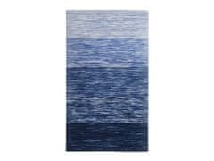 Beliani Modrý krátkovlasý koberec 160x230 cm KAPAKLI