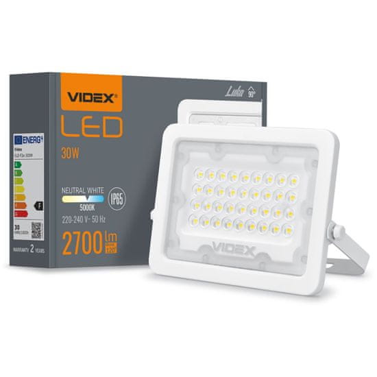VIDEX Reflektor LED světlomet 30W 2700lm 5000K IP65