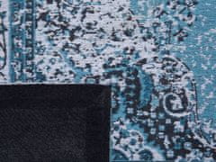 Beliani Koberec modrý 140x200 cm s krátkým vlasem ALMUS