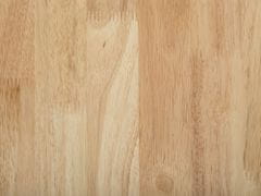 Beliani Bílý dřevěný jídelní stůl 114 x 68 cm GEORGIA