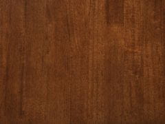 Beliani Rozkládací jídelní stůl 100/130 x 80 cm tmavé dřevo TOMS