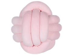 Beliani Uzlový polštář růžový 30 x 30 cm MALNI