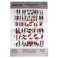 Merco Fitness Band Set posilovací gumy