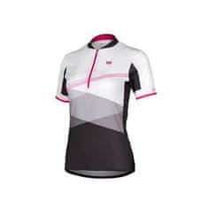 Etape LIV cyklistický dres bílá-růžová Velikost oblečení: M