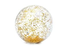 Intex Nafukovací plážový míč 58070 Glitter Transp. 71 cm - zlatá