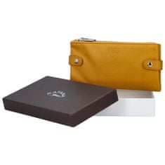 Katana Moderní dámská kožená peněženka Sildano Katana, žlutá