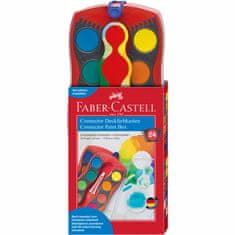 Faber-Castell Vodové barvy stavebnicové červené 24 barevné
