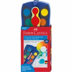 Faber-Castell Vodové barvy stavebnicové modré 24 barevné